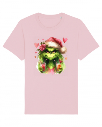 în stil chic Grinch - Fashionistă îndrăgostită și rebelă v1 Cotton Pink