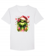 în stil chic Grinch - Fashionistă îndrăgostită și rebelă v1 Tricou mânecă scurtă guler larg Bărbat Skater