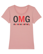 OMG Tricou mânecă scurtă guler larg fitted Damă Expresser