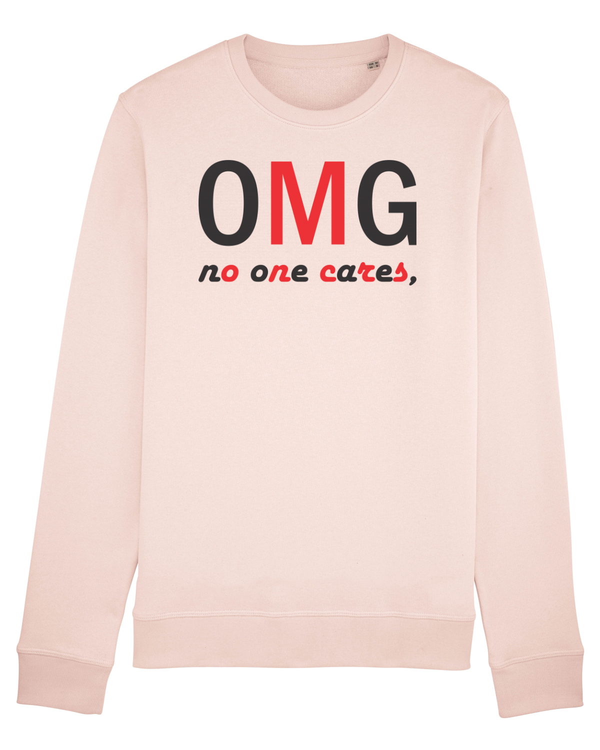 Bluză mânecă lungă Unisex Rise Candy Pink