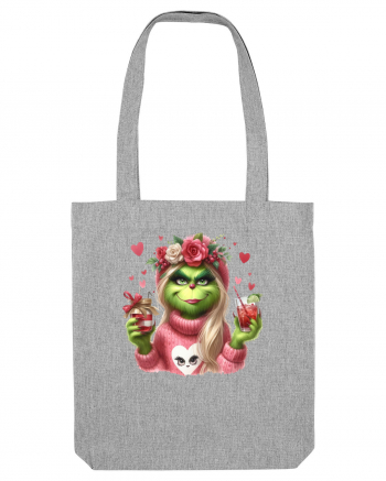 în stil chic Grinch - Fashionistă îndrăgostită și rebelă v10 Heather Grey