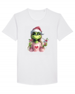 în stil chic Grinch - Fashionistă îndrăgostită și rebelă v12 Tricou mânecă scurtă guler larg Bărbat Skater