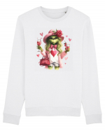 în stil chic Grinch - Fashionistă îndrăgostită și rebelă v2 Bluză mânecă lungă Unisex Rise