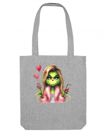 în stil chic Grinch - Fashionistă îndrăgostită și rebelă v3 Heather Grey