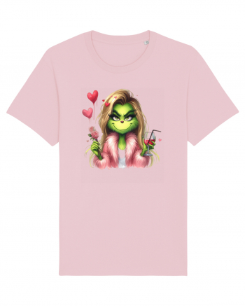 în stil chic Grinch - Fashionistă îndrăgostită și rebelă v3 Cotton Pink