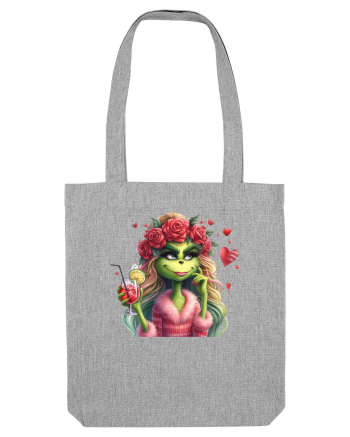 în stil chic Grinch - Fashionistă îndrăgostită și rebelă v4 Heather Grey