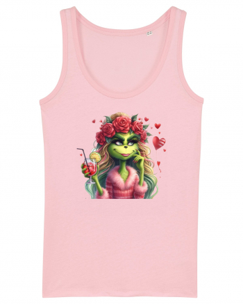 în stil chic Grinch - Fashionistă îndrăgostită și rebelă v4 Cotton Pink