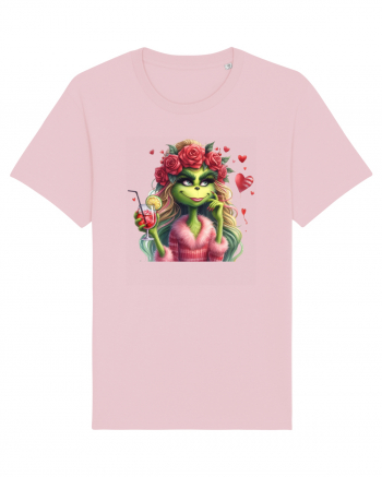 în stil chic Grinch - Fashionistă îndrăgostită și rebelă v4 Cotton Pink