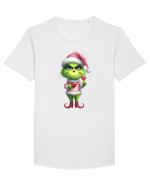 în stil chic Grinch - Fashionistă îndrăgostită și rebelă v5 Tricou mânecă scurtă guler larg Bărbat Skater