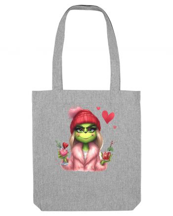 în stil chic Grinch - Fashionistă îndrăgostită și rebelă v6 Heather Grey