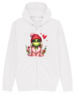 în stil chic Grinch - Fashionistă îndrăgostită și rebelă v6 Hanorac cu fermoar Unisex Connector