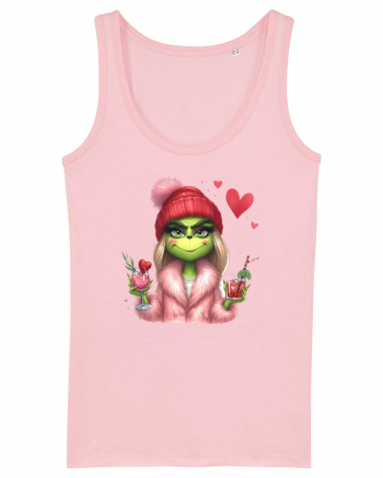 în stil chic Grinch - Fashionistă îndrăgostită și rebelă v6 Cotton Pink