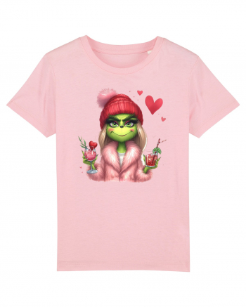 în stil chic Grinch - Fashionistă îndrăgostită și rebelă v6 Cotton Pink