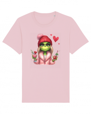 în stil chic Grinch - Fashionistă îndrăgostită și rebelă v6 Cotton Pink