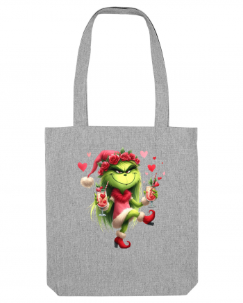 în stil chic Grinch - Fashionistă îndrăgostită și rebelă v7 Heather Grey