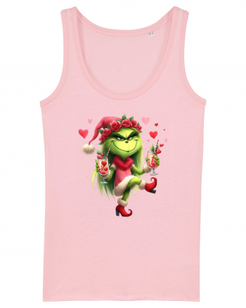 în stil chic Grinch - Fashionistă îndrăgostită și rebelă v7 Cotton Pink