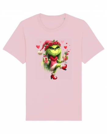 în stil chic Grinch - Fashionistă îndrăgostită și rebelă v7 Cotton Pink