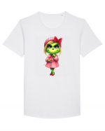 în stil chic Grinch - Fashionistă îndrăgostită și rebelă v9 Tricou mânecă scurtă guler larg Bărbat Skater