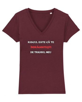 RISCUL SĂ TE ÎNDRĂGOSTEȘTI DE TRICOU Burgundy