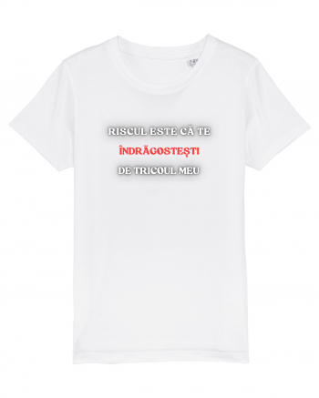 RISCUL SĂ TE ÎNDRĂGOSTEȘTI DE TRICOU White