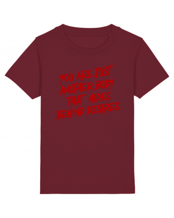 Hide behind desires Burgundy