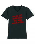 Hide behind desires Tricou mânecă scurtă guler V Bărbat Presenter
