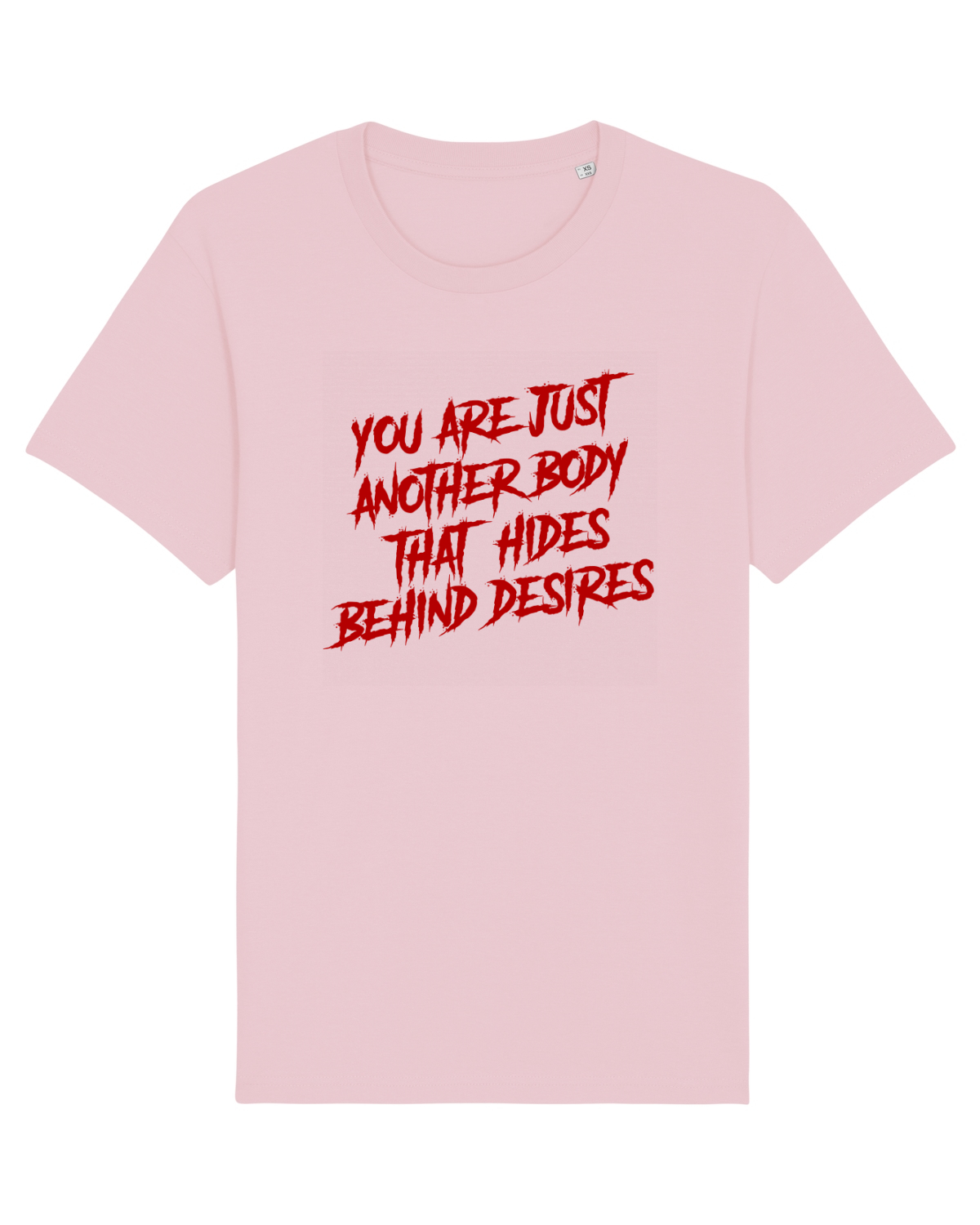 Tricou mânecă scurtă Unisex Rocker Cotton Pink