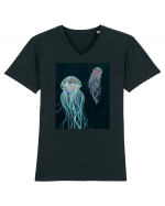 Jellyfish Tricou mânecă scurtă guler V Bărbat Presenter