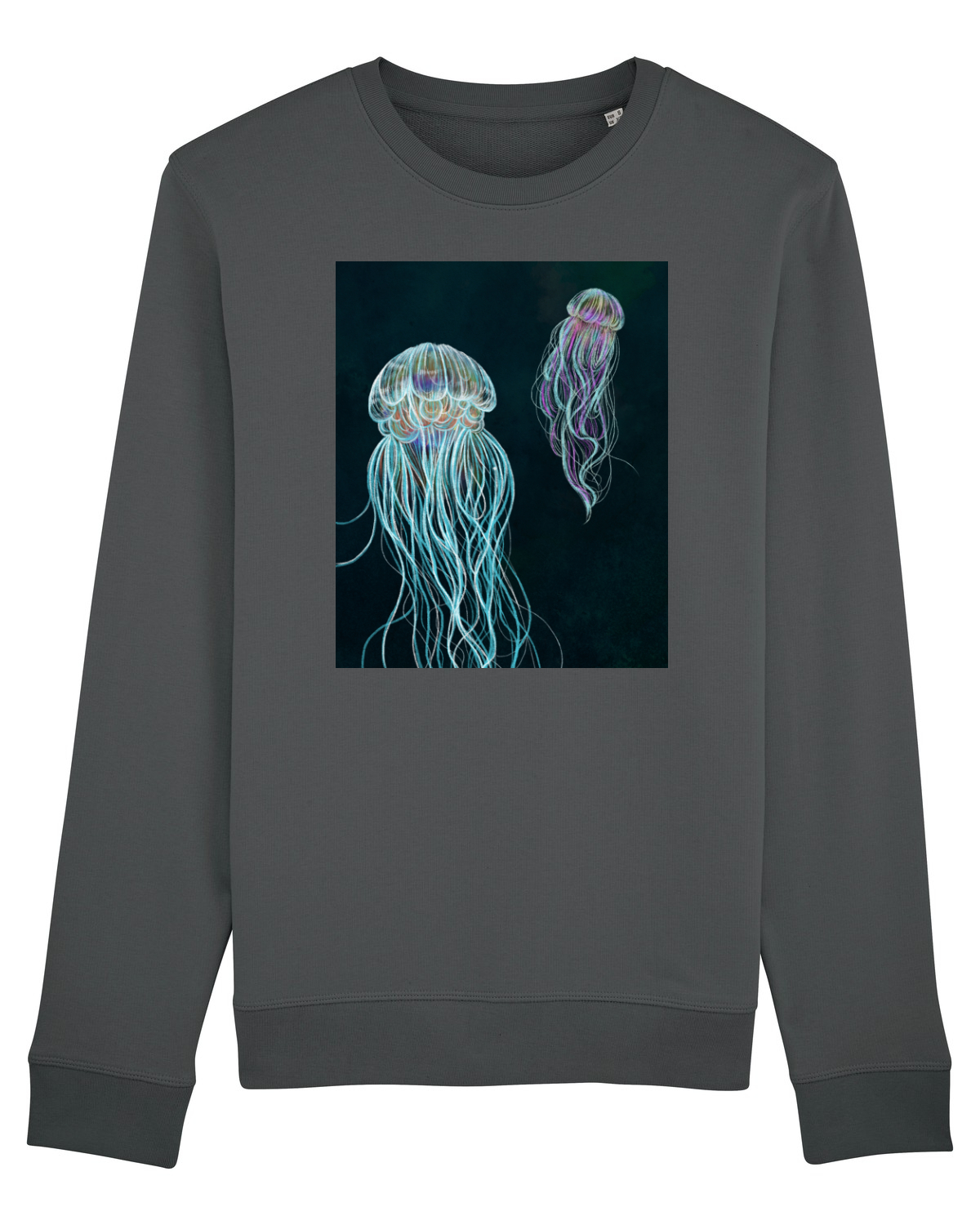 Bluză mânecă lungă Unisex Rise Anthracite