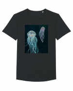 Jellyfish Tricou mânecă scurtă guler larg Bărbat Skater