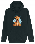 NUP! MAI BINE NE JUCAM! - AIREDALE TERRIER Hanorac cu fermoar Unisex Connector