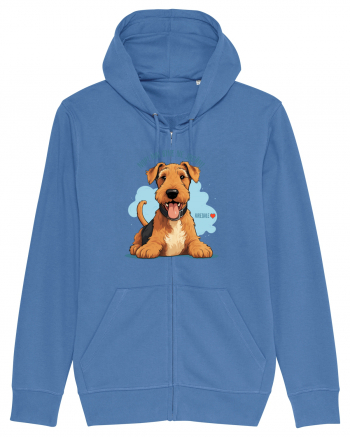 NUP! MAI BINE NE JUCAM! - AIREDALE TERRIER Bright Blue