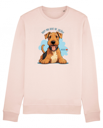 NUP! MAI BINE NE JUCAM! - AIREDALE TERRIER Candy Pink