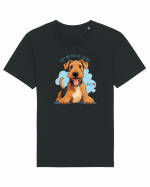 NUP! MAI BINE NE JUCAM! - AIREDALE TERRIER Tricou mânecă scurtă Unisex Rocker