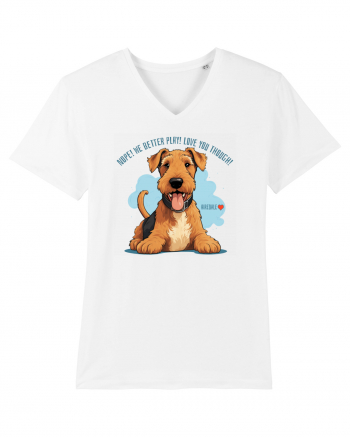 NUP! MAI BINE NE JUCAM! (ENGLEZA) - AIREDALE TERRIER 2 White