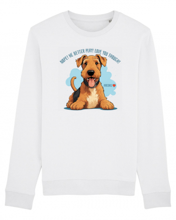 NUP! MAI BINE NE JUCAM! (ENGLEZA) - AIREDALE TERRIER 2 White