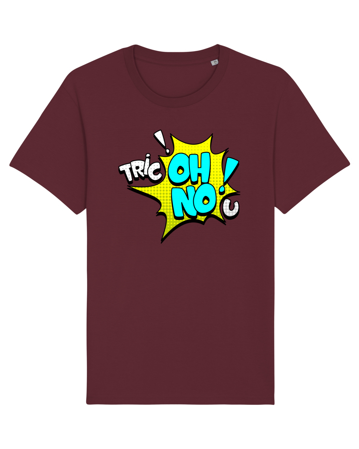 Tricou mânecă scurtă Unisex Rocker Burgundy