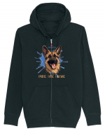 I PROTEC I ATAC I LUV SNAC - GERMAN SHEPERD Hanorac cu fermoar Unisex Connector