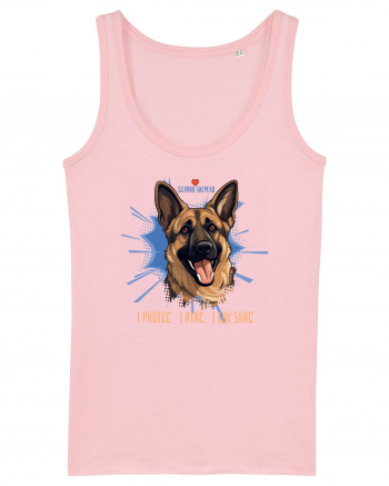 I PROTEC I ATAC I LUV SNAC - GERMAN SHEPERD Cotton Pink