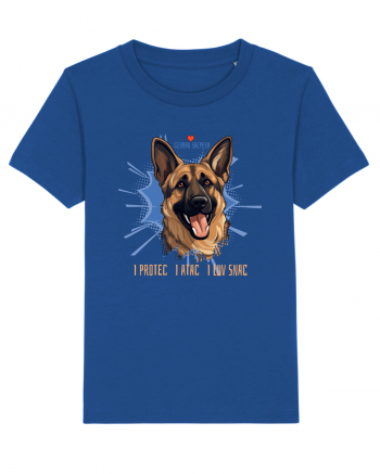 I PROTEC I ATAC I LUV SNAC - GERMAN SHEPERD Majorelle Blue