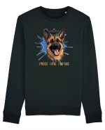 I PROTEC I ATAC I LUV SNAC - GERMAN SHEPERD Bluză mânecă lungă Unisex Rise