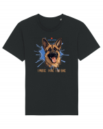 I PROTEC I ATAC I LUV SNAC - GERMAN SHEPERD Tricou mânecă scurtă Unisex Rocker