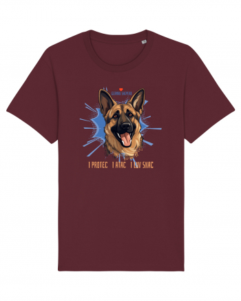 I PROTEC I ATAC I LUV SNAC - GERMAN SHEPERD Burgundy