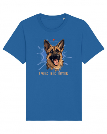 I PROTEC I ATAC I LUV SNAC - GERMAN SHEPERD Royal Blue