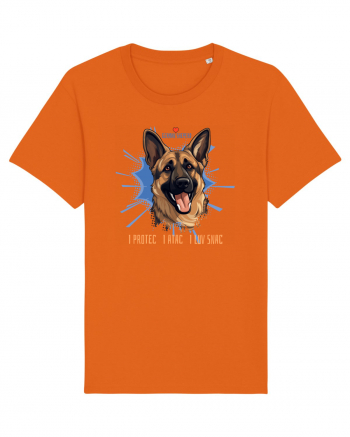 I PROTEC I ATAC I LUV SNAC - GERMAN SHEPERD Bright Orange