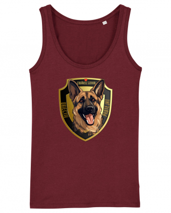 OBIECTIV PROTEJAT - GERMAN SHEPERD Burgundy