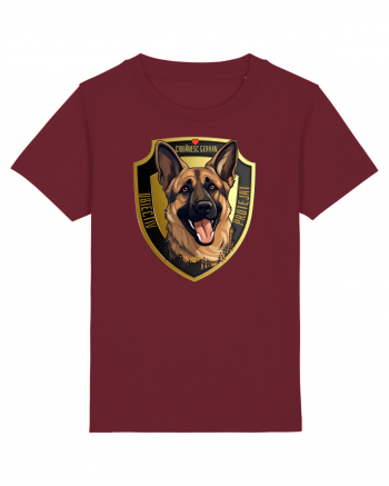 OBIECTIV PROTEJAT - GERMAN SHEPERD Burgundy