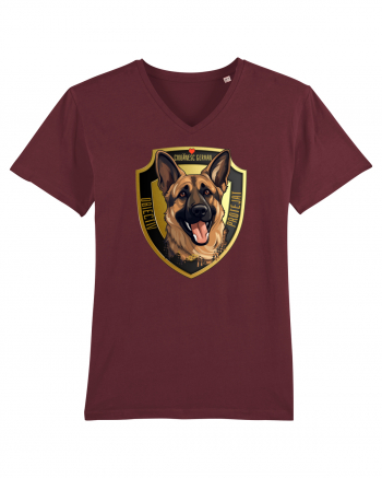 OBIECTIV PROTEJAT - GERMAN SHEPERD Burgundy