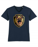 OBIECTIV PROTEJAT - GERMAN SHEPERD Tricou mânecă scurtă guler V Bărbat Presenter