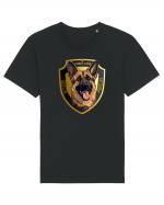 OBIECTIV PROTEJAT - GERMAN SHEPERD Tricou mânecă scurtă Unisex Rocker